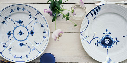 Plates by royal copenhagen