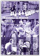 Kvinder & Mænd i 100 år - forside af publikation - Danmarks Statistik