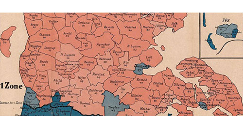 Afstemningsresultaterne i Sønderjylland 1920