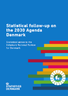 Billede af forsiden på rapporten:Statistical follow-up on the 2030 Agenda 