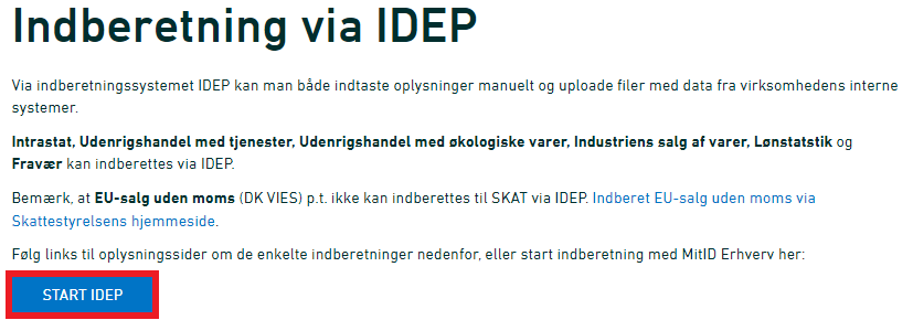 Start-IDEP